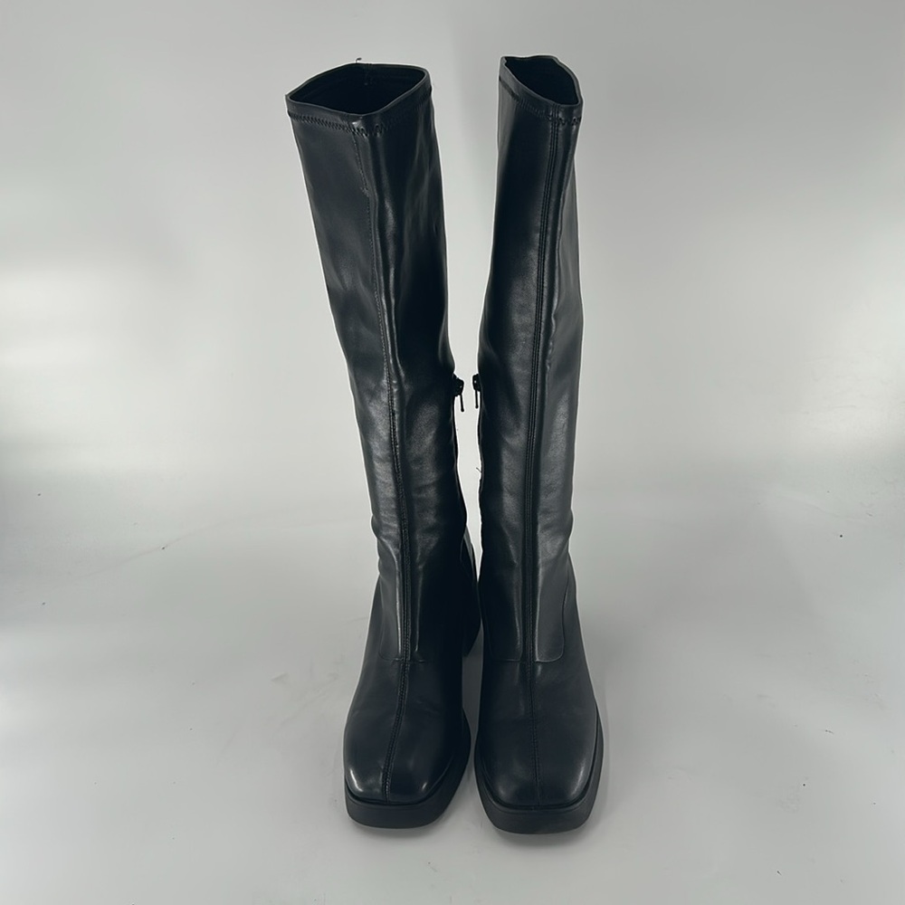 Women’s Black Riding Boots - Picture 2 of 8
